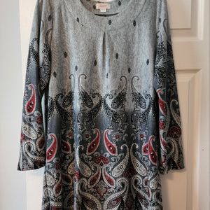 Kamana Flannel swing dress